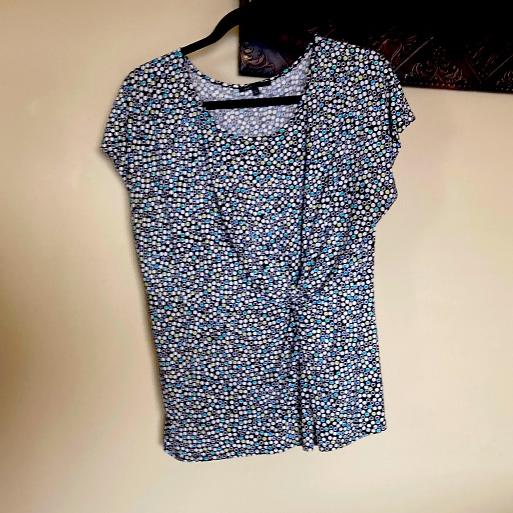 Comfy multi-colored polka dot top by Chaus